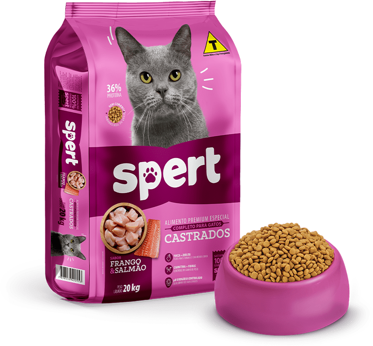 EMBALAGEM GATOS CASTRADOS
